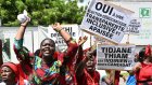 Protests erupt in Côte d'Ivoire after opposition leaders blocked from election
